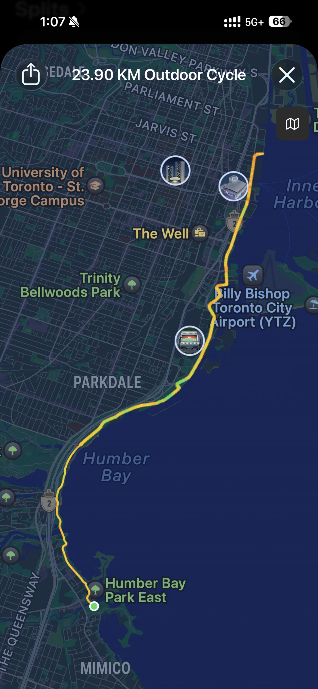 Current new PB for longest ride, today was amazing weather